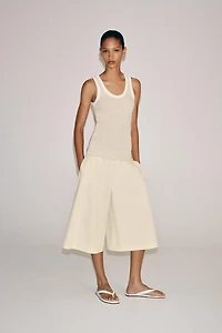ZW COLLECTION PLEATED BERMUDA SHORTS