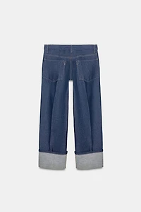 ZW COLLECTION SELVEDGE LOW-RISE JEANS