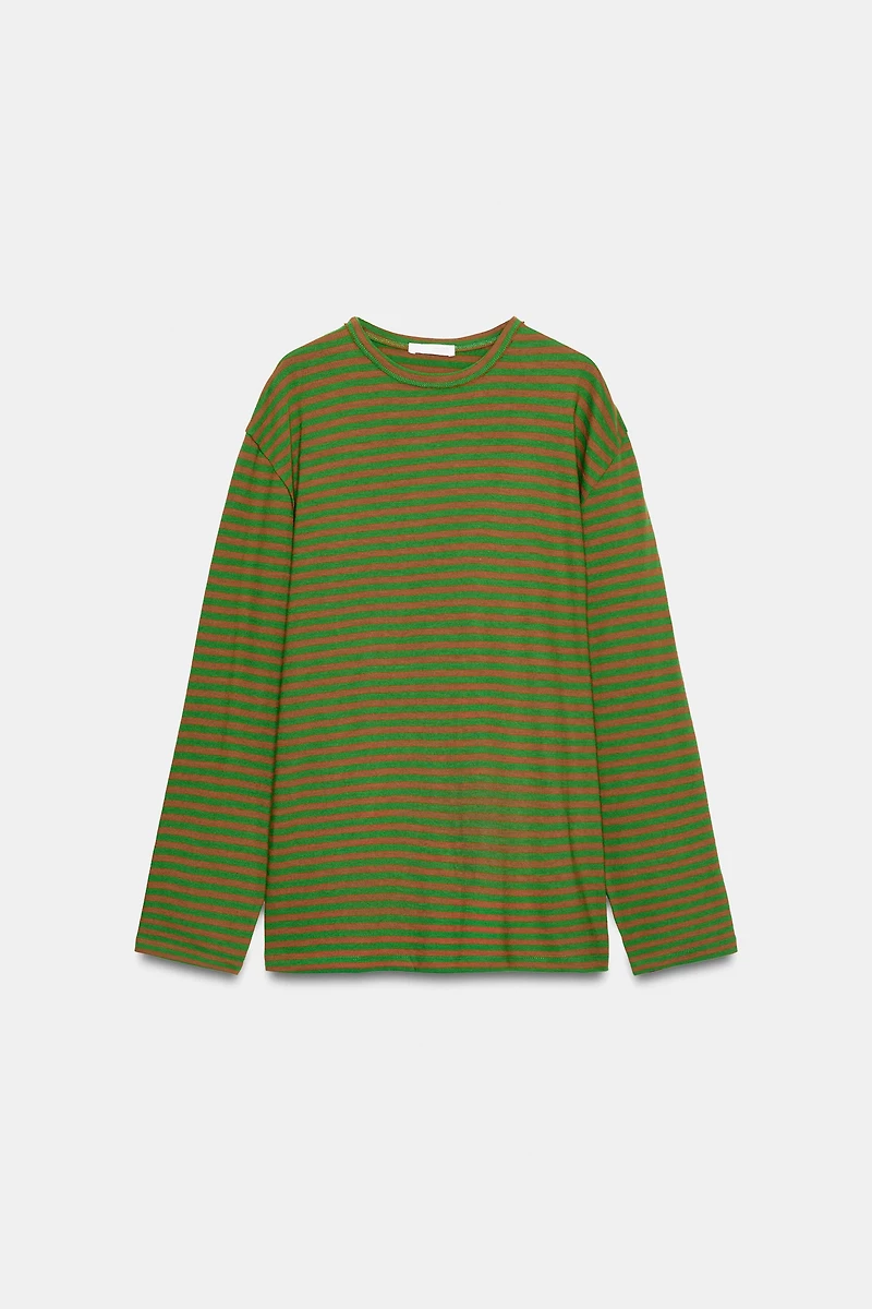 OVERSIZED STRIPED T-SHIRT