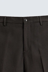 HOUNDSTOOTH SUIT PANTS