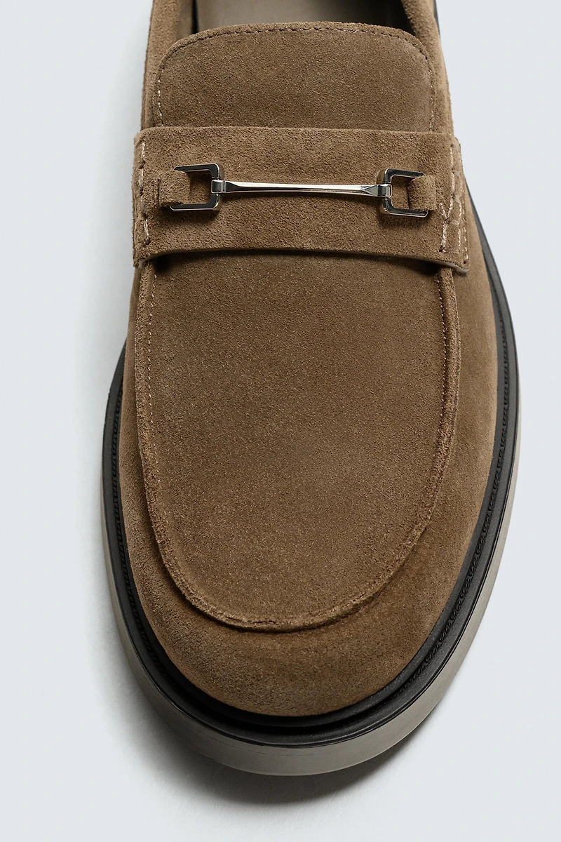 LEATHER PENNY LOAFERS