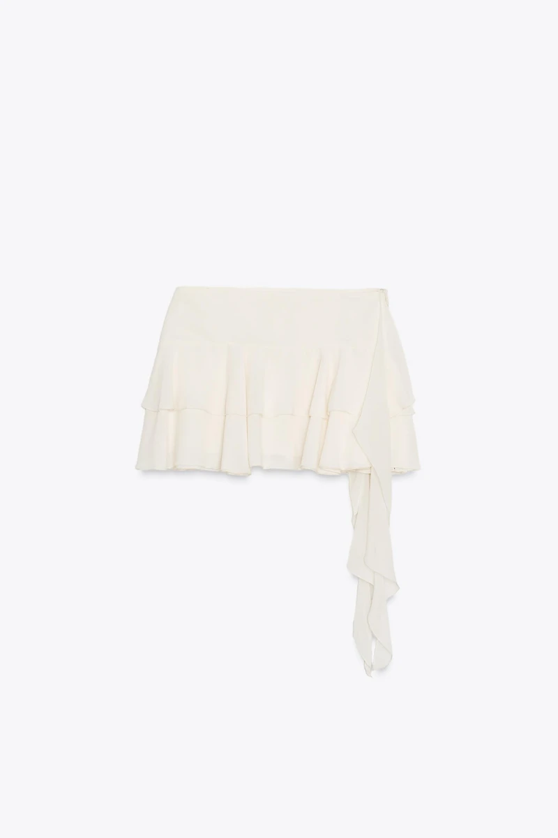 RUFFLE SKORT