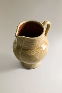 DECORATIVE TERRACOTTA PITCHER