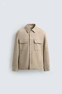 COMFORT TEXTURED OVERSHIRT