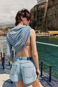 Z1975 CROCHET COMBINATION SHORTS