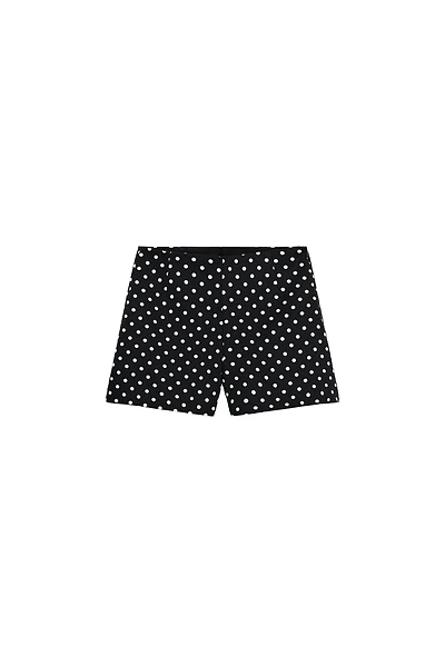 HIGH-WAISTED POLKA DOT SHORTS