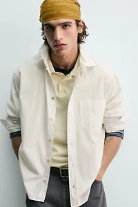 CHEMISE RELAXED FIT EN COTON