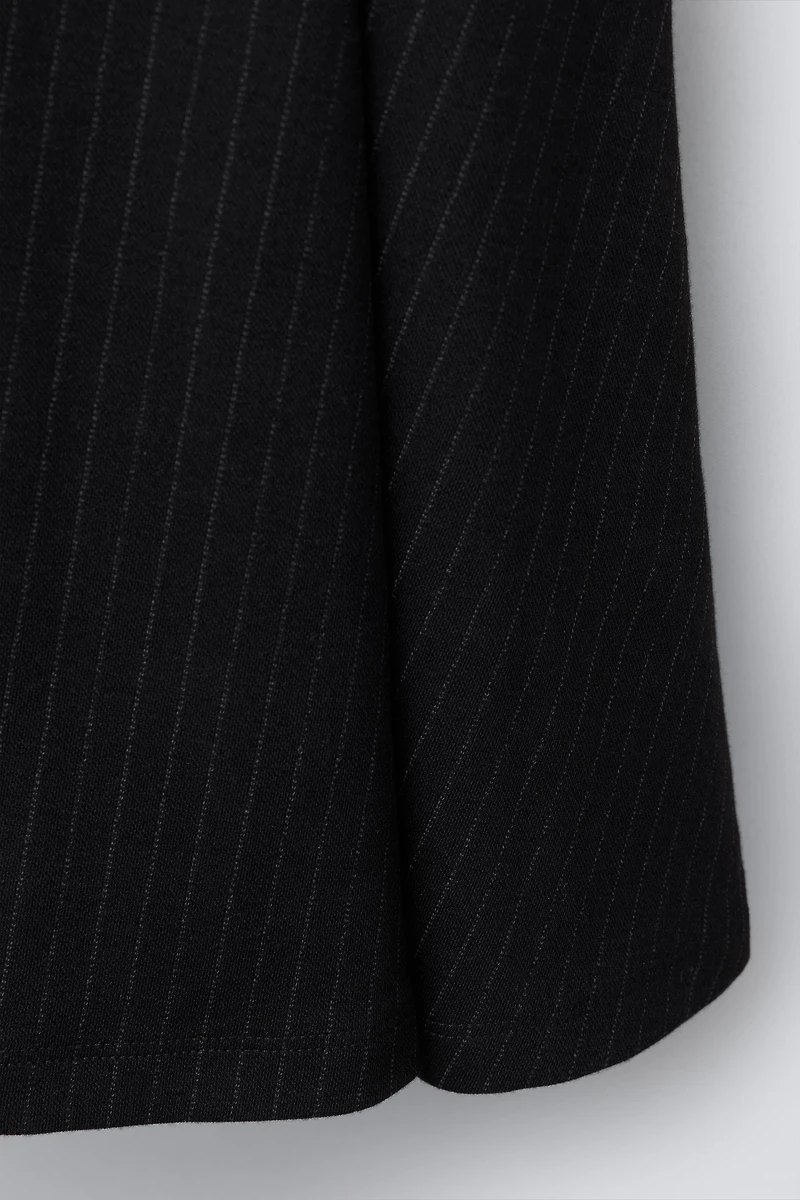 PINSTRIPE PINAFORE DRESS