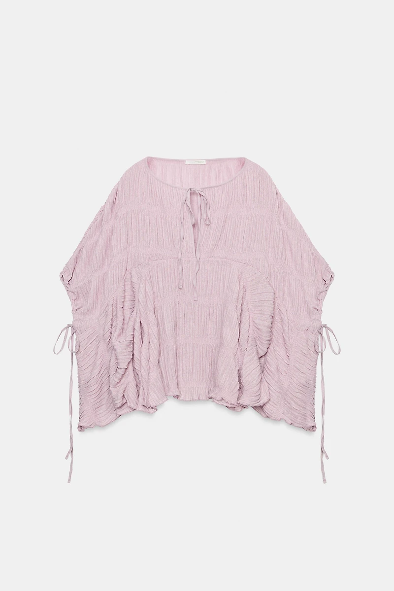TEXTURED CAPE TOP