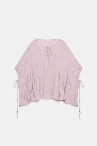 TEXTURED CAPE TOP