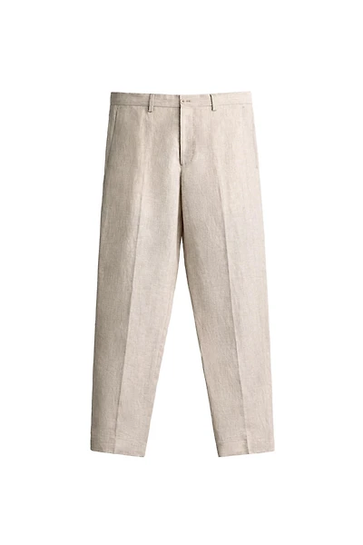 100% LINEN SUIT PANTS