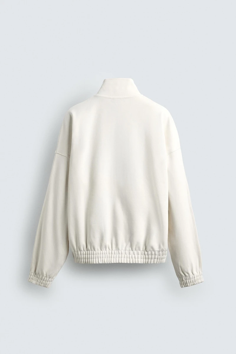 SWEAT INTERLOCK ZIPPÉ