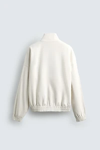 SWEAT INTERLOCK ZIPPÉ