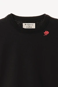 WILLY CHAVARRIA X ZARA EMBROIDERED SHORT SLEEVE BODYSUIT