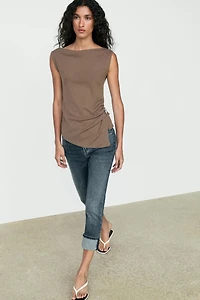 100% cotton knit top