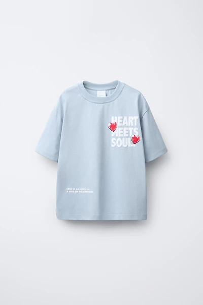 RAISED PRINT T-SHIRT