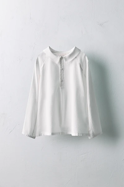 6-10 ANS/ CHEMISE COL EN POINTE LIMITED EDITION