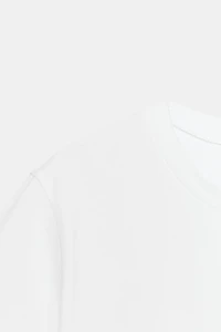 CONTRAST BOW T-SHIRT
