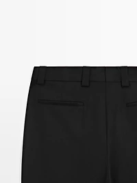 Flannel suit trousers - LIMITED