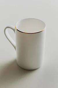 RIMMED BONE CHINA MUG