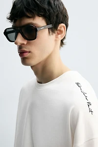 ABSTRACT PRINT T-SHIRT