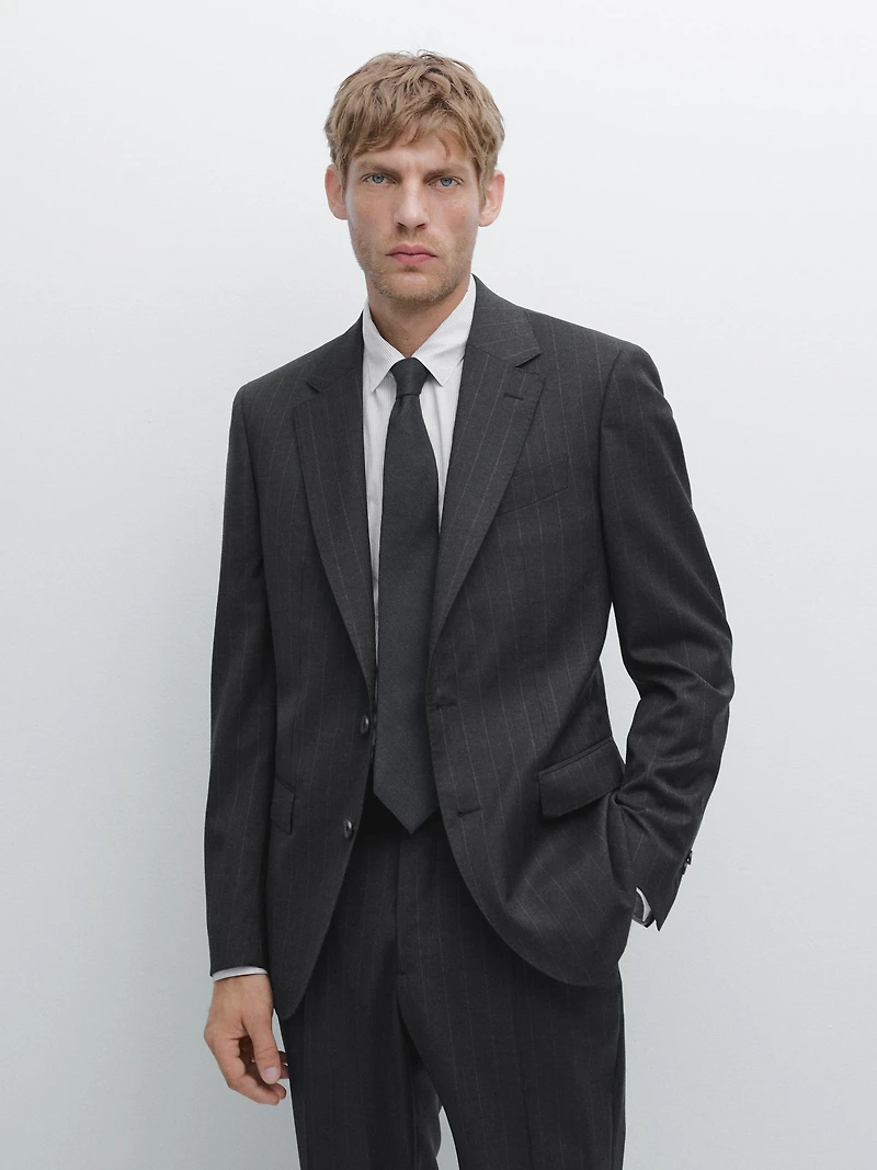 American pinstripe suit