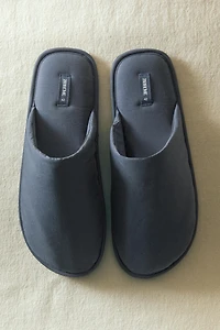 TECHNICAL FABRIC MULE SLIPPERS