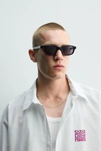 BOXY FIT TEXT PRINT SHIRT