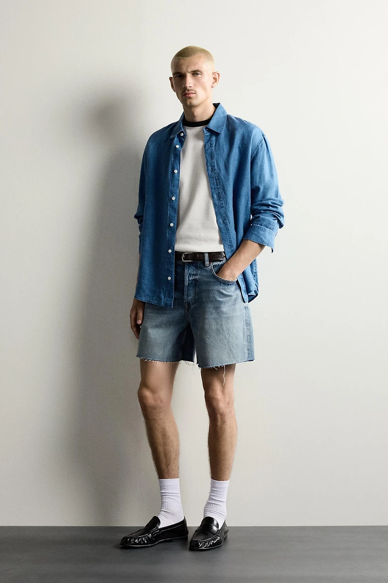 DENIM SHORTS