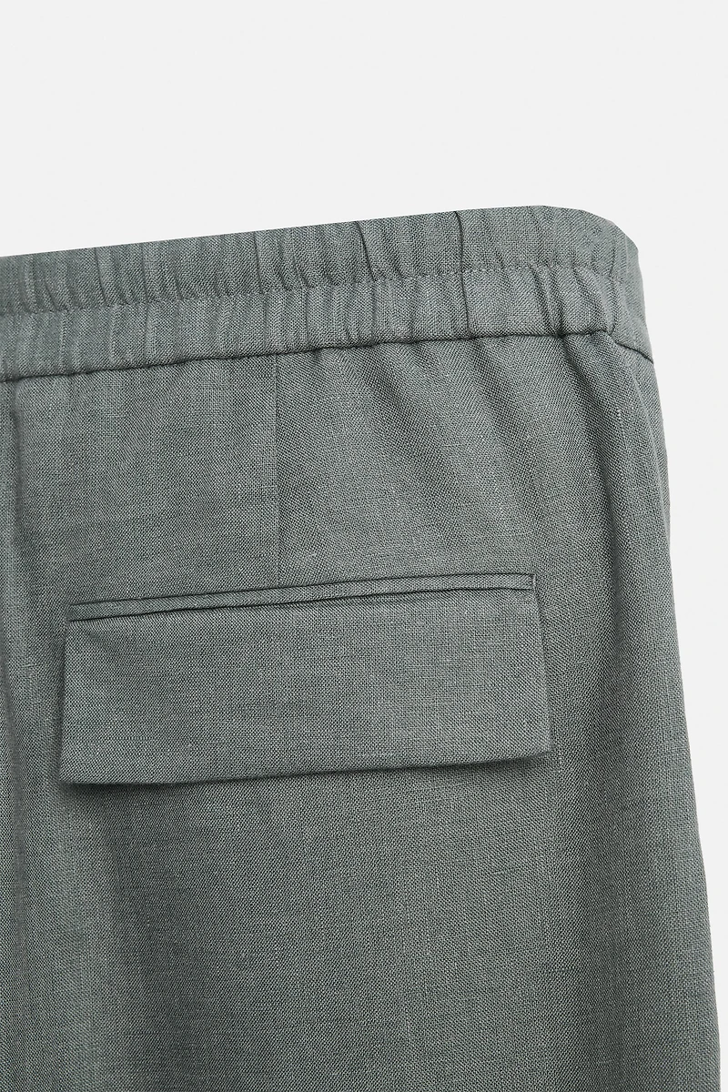 100% LINEN SUIT PANTS