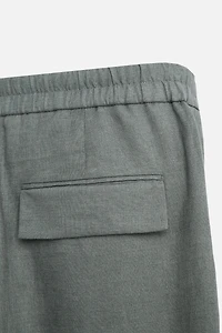 100% LINEN SUIT PANTS
