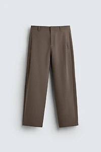 PANTALON PLIS COUPE DÉCONTRACTÉE