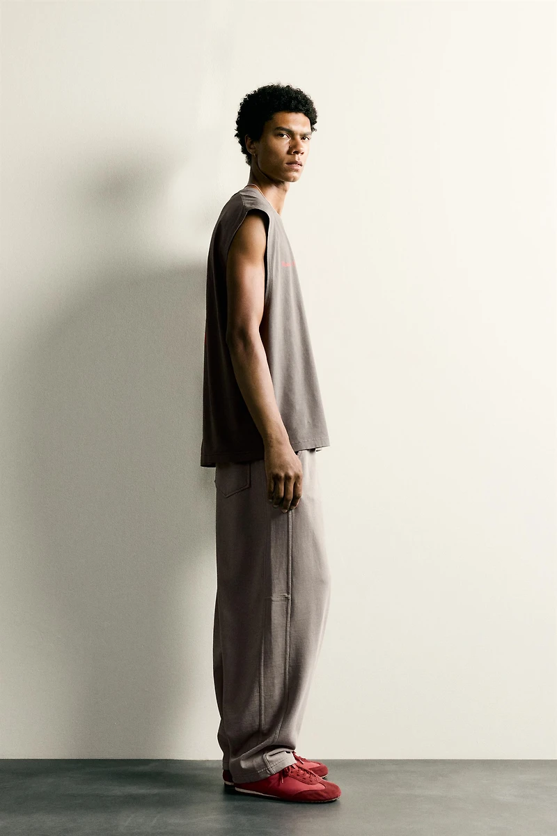 PRINTED PATCH TANK TOP