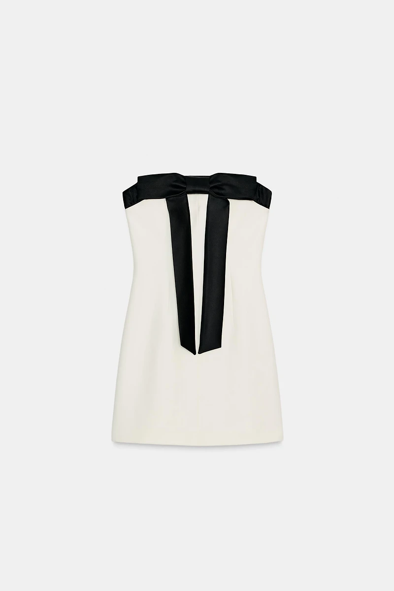 ROBE BUSTIER NŒUD