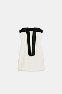ROBE BUSTIER NŒUD