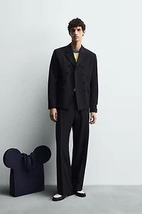 PLEATED SUIT TROUSERS HARRY LAMBERT FOR ZARA X DISNEY