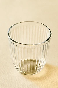LINEAR-DESIGN GLASS TUMBLER