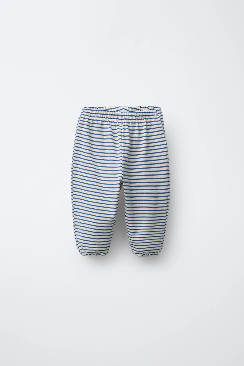 STRIPED JOGGER PANTS