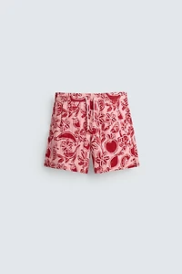 FRUIT PRINT SWIM SHORTS