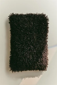 FAUX FUR SCALLOPED THROW PILLOW COVER