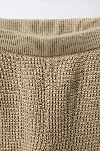 PANTALON WAFFLE À POCHE