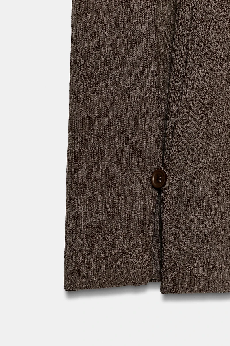 TEXTURED SCARF PANTS