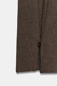 TEXTURED SCARF PANTS