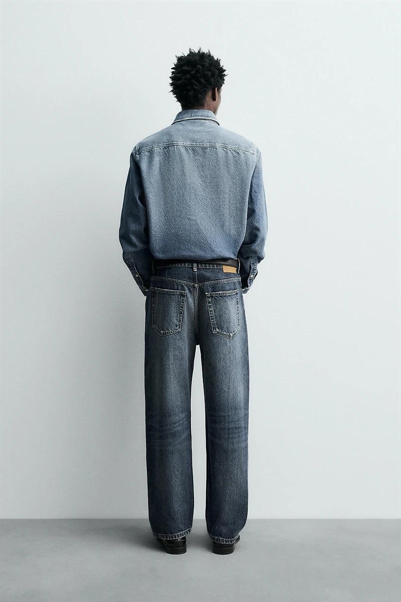 STRAIGHT ANKLE FIT JEANS