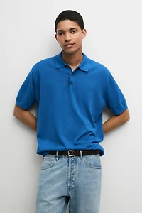 100% Cotton Knit Polo Shirt