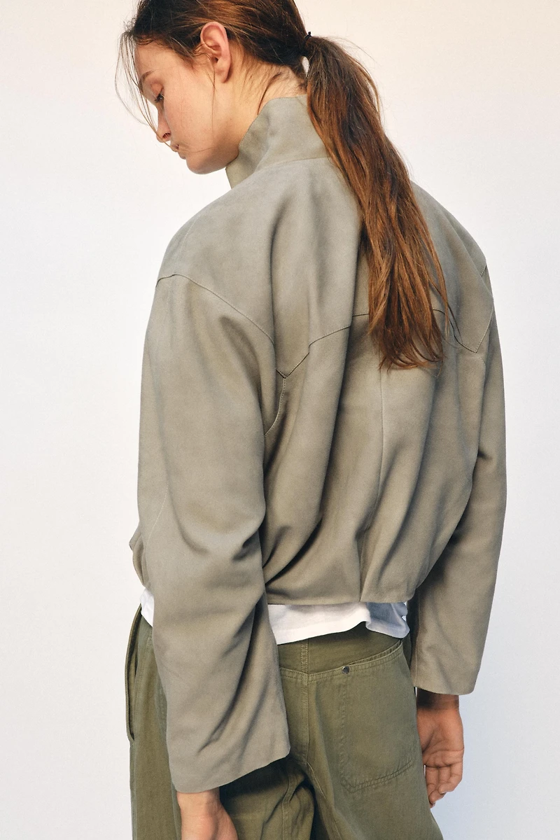 ZW COLLECTION LIMITED EDITION SUEDE LEATHER JACKET