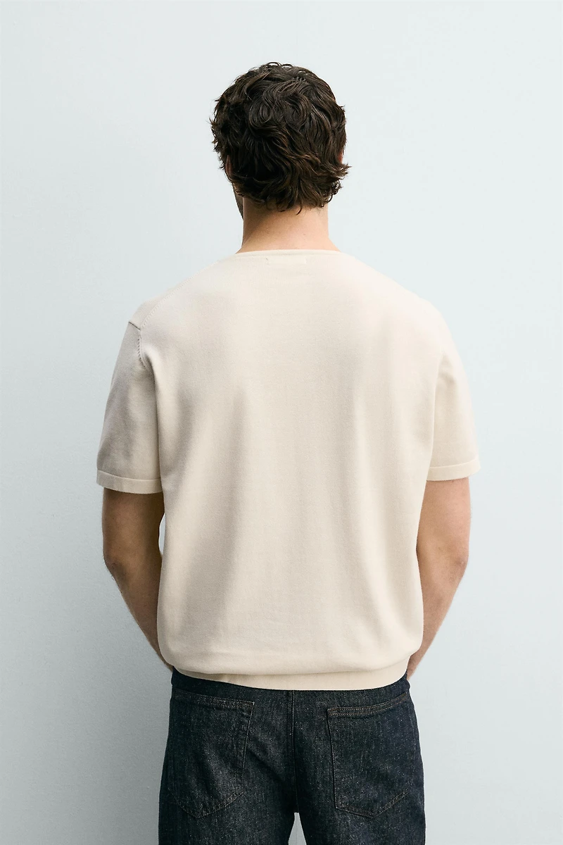 REGULAR FIT KNIT T-SHIRT