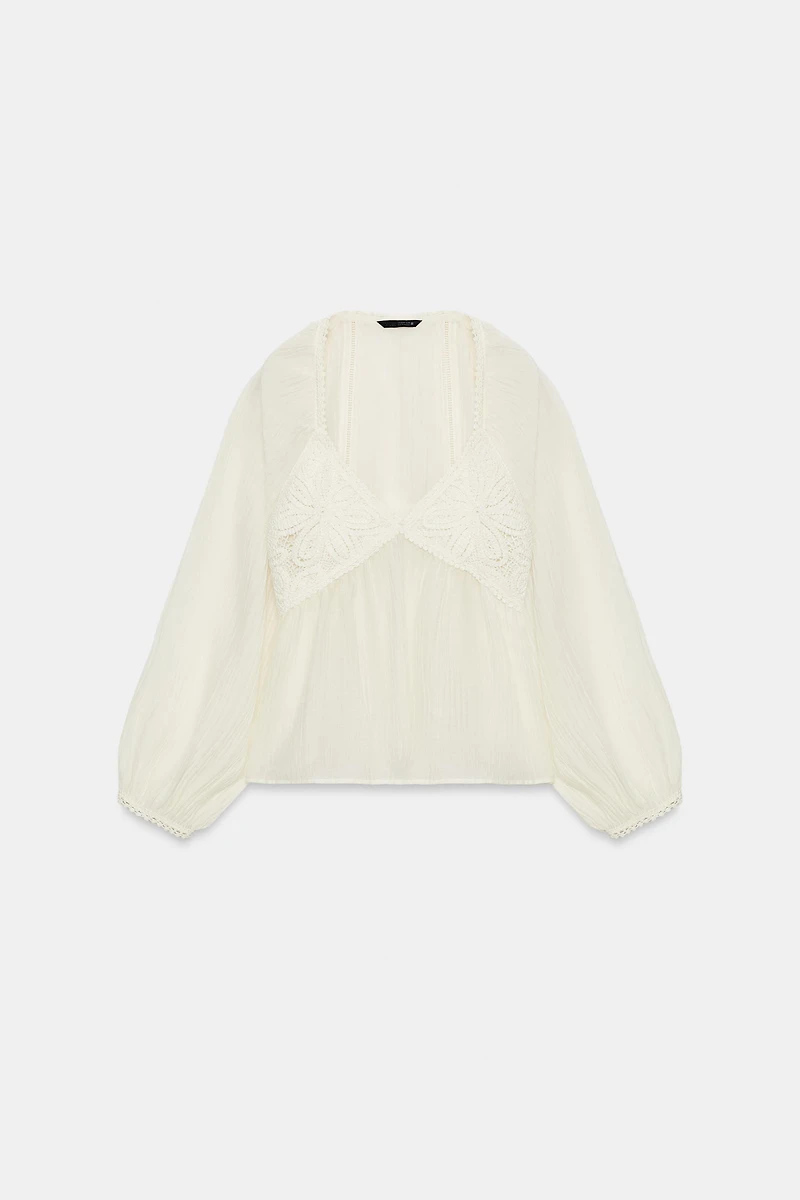 COMBINATION CROCHET BLOUSE