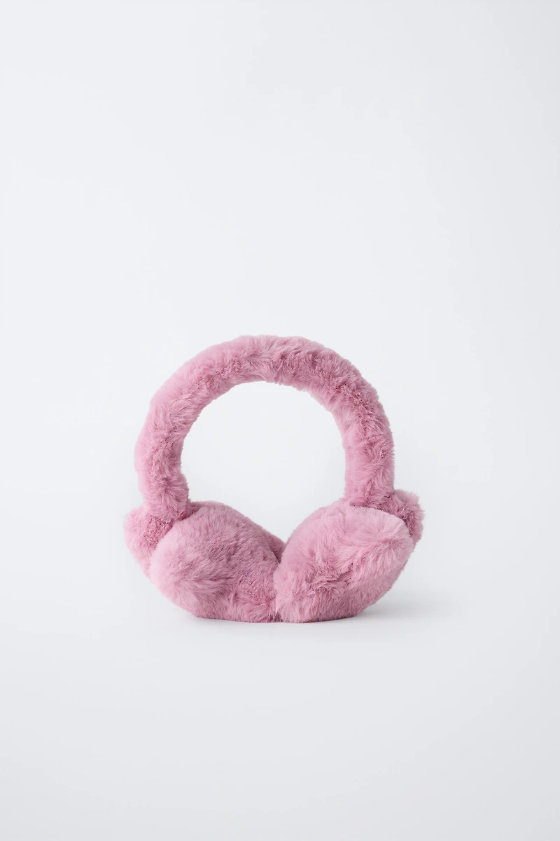 STAR FAUX FUR EARMUFFS