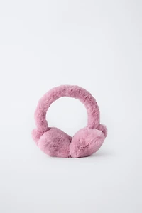 STAR FAUX FUR EARMUFFS